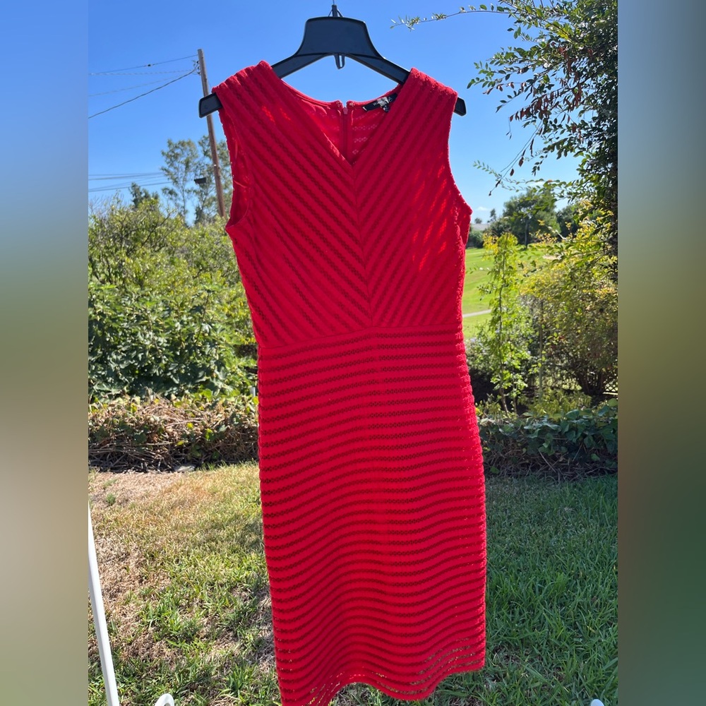 WARDROBE.NYC Vibrant Red Dress body con